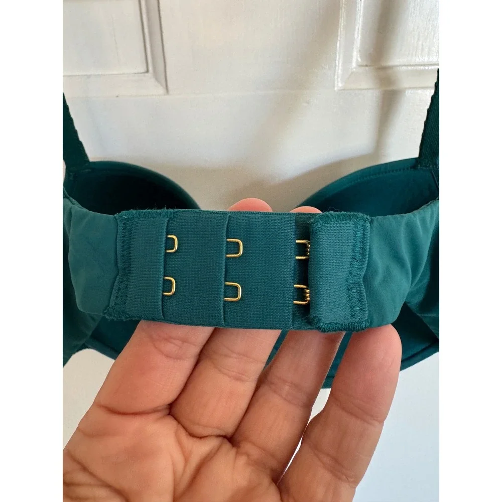 Thirdlove teal green bra size 36B
